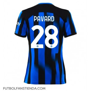 Inter Milan Benjamin Pavard #28 Primera Equipación Mujer 2023-24 Manga Corta